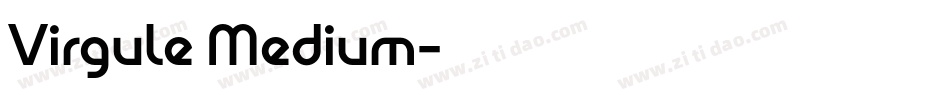 Virgule Medium字体转换